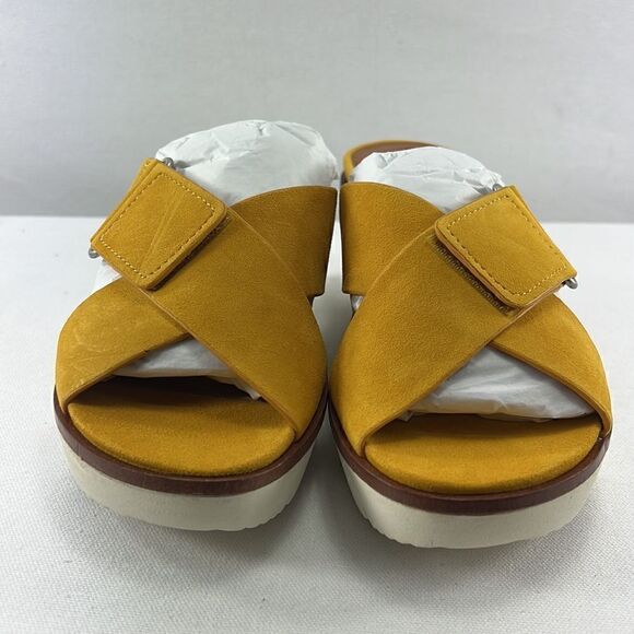 Gentle Souls by Kenneth Cole Lavern Wedge Mules Marigold size 5 - Picture 2 of 7